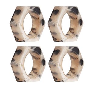 <b>Low</b> Price Epoxy Resin Napkin Holder Wholesale Price Handmade Quality Round Shape Wood Resin Napkin Ring Cloth Holder - Product Image 3