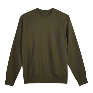 Sweat-shirt en molleton 100% coton pour homme, rouge, séchage rapide, design uni personnalisé, couleur unie, coupe ample. - Product Image 6