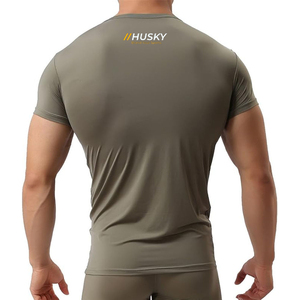 T-shirt de sport pour homme, respirant, à séchage rapide, anti-transpiration, pour la course à pied, le basketball, motif écologique - Product Image 2