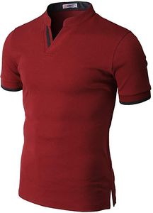 Polo pour homme 100% coton, manches courtes, tricoté, décontracté, boutonné devant, coupe classique, vêtements d'été - Product Image 2
