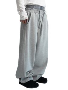 กางเกงจ็อกเกอร์ผ้าฝ้ายเฟรนช์เทอร์รี่ทรงตรงขนาดใหญ่พิเศษสำหรับผู้ชายรุ่นลำลองน้ำหนักเบาแบบสั่งทำปี 2026 ล้างสีแบบแอซิดวอช - Product Image 2