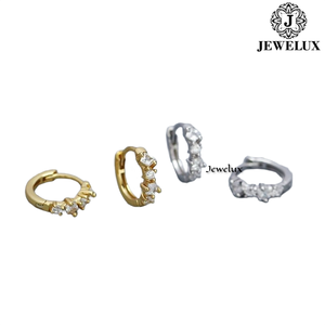 Luxury Natural VVS Diamond <b>Stud</b> Earrings 925 Sterling <b>Silver</b> Stylish Bridal And Party Wear Jewelry From Indian Supplier - Product Image 4