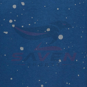 Sudadera de Felpa Francesa para Hombre al por Mayor, con Logotipo Personalizado, Estampado de Puntos Azules, Corte Regular, Cuello Redondo, Sudaderas para Hombre - Product Image 6