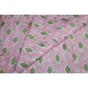 Tela de Algodón con Estampado Floral Rosa, 110 GSM, para Cortinas, Pañales, Textiles para el Hogar, Bolsas y Accesorios al Mejor Precio - Product Image 2
