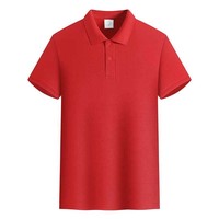 Chemise décontractée OEM grande taille en coton tricoté 100% à col et manches courtes, fendue, pour l'été, tenue de travail, 180g, 32 fils, super douce, unie