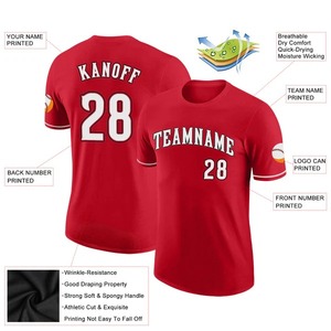 Camiseta Deportiva Personalizada de Primera Calidad, Uniforme de Equipo Transpirable de Secado Rápido, Ropa Deportiva con Estampado por Sublimación - Product Image 2