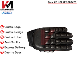 Guantes de Hockey sobre Hielo Personalizados, Transpirables, para Entrenamiento y Partido, Antideslizantes, Suministro OEM - Product Image 5