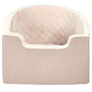 Sedile Rialzato Impermeabile per Cani da Auto in Tessuto Oxford con Tasca Portaoggetti e Guinzaglio di Sicurezza - Cuccia da Auto per Cani - Product Image 1