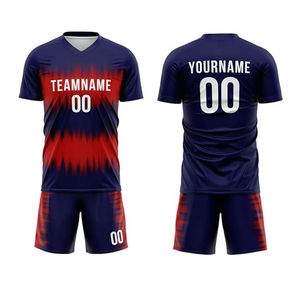 Ensembles d'uniformes de football personnalisés pour hommes, maillots d'entraînement respirants à séchage rapide, vêtements de sport pour équipes, vente en gros - Product Image 2