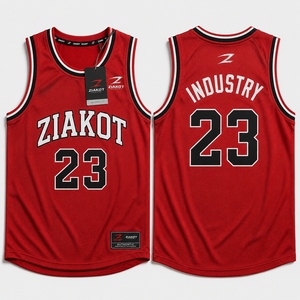 Venta al por Mayor Directa de la Industria, Jersey de Baloncesto Personalizado Más Vendido, Cuello Redondo, Color Blanco Azul Claro, Tejido de Canalé - Product Image 5