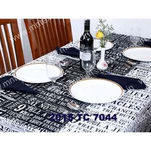 Mantel rectangular de algodón teñido en hilo con estampado suave, tejido lavable para el hogar, Hotel, restaurante, fiesta, uso en banquetes - Product Image 3