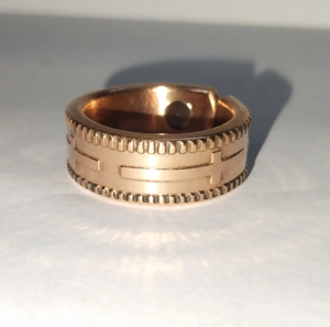 Bracelet ajustable en cuivre pur fait main, bijou de mode, accessoire de mode - Product Image 3