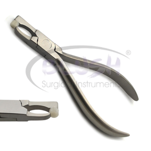 Pince orthodontique pour arches linguales, conception à courbure spécifique, instruments en acier pour la fabrication d'arches linguales par Blush Surgical - Product Image 1