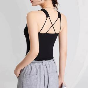 Top Deportivo de Tirantes Cruzados para Mujer, Personalizado al por Mayor, de Alta Elasticidad, con Logotipo Personalizado, para Gimnasio, Fitness, Yoga - Product Image 4