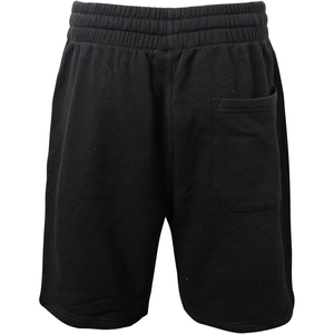 Shorts Bermuda en Coton Noir pour Homme, Cordon de Serrage, Couleur Unie, Taille Mi-Haute, Tricoté, Respirant, Style Sport Décontracté - Product Image 2