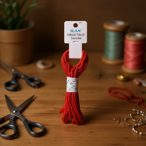 Cordón Rojo Ilan de 5mmx4M para Manualidades - Product Image 3