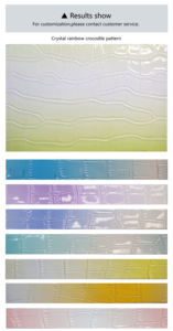 Eco-Friendly Crocodile Skin Pattern Embossed Synthetic PU Leather Recycled Fabric for Furniture Shoes Bags Decorative Purposes - Product Image 3