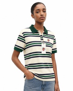 Polo pour femme à manches courtes, design personnalisé, best-seller, service OEM, polo pour femme tendance - Product Image 5