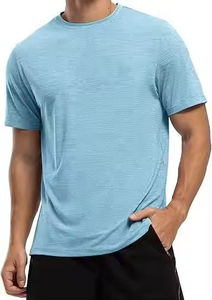 Men's 100% Cotton T-Shirt Comfortable Summer Wear Breathable Everyday Casual Short Sleeve Regular Fit High Quality - Product Image 3