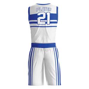 Uniforme de maillot de basket-ball réversible en maille de meilleure qualité, uniforme de basket-ball d'équipe vierge en gros, service OEM à séchage rapide - Product Image 5