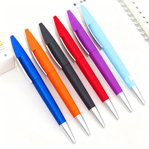 NP-050 Promotional Logo <b>Gifts</b> Printing Advertising <b>Cheap</b> Twist Plastic Big Flat Clip Ball Pen - Product Image 1