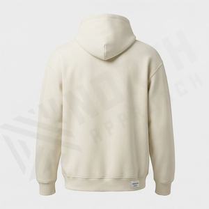 Sweat à capuche personnalisé pour homme, épais, en molleton bouclette effet délavé, avec impression sérigraphiée fonctionnelle, taille XS, pour l'hiver, personnalisable - Product Image 2