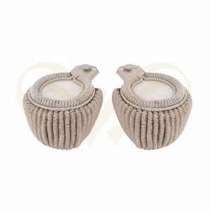 Épaulettes à franges argentées et dorées personnalisées ODM/OEM, accessoires d'uniforme pour tenues de cérémonie - Product Image 4