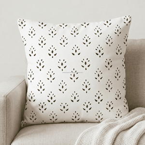 Housse de coussin carrée vintage imprimée à la main avec fermeture éclair 24x24, écologique, style bohème indien, faite à la main, vente en gros - Product Image 3