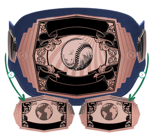 เข็มขัดหนังแชมป์ MMA แบบกำหนดเองได้รับการอนุมัติจากยูโดเทควันโด - Product Image 1