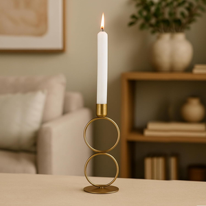 <b>Taper</b> <b>Candle</b> Holder Stand Set of 2 Decorative Metal <b>Candle</b> Holders for Dining Table Wedding and Home Decor - Product Image 4