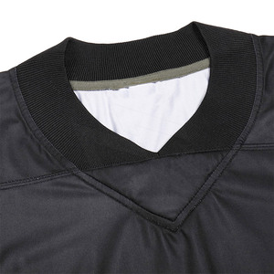 Jersey de Fútbol Americano Personalizable Naranja, Kit Completo con Impresión de Nombre y Número, Transpirable, Proveedor OEM Pakistán, Manga Corta - Product Image 4