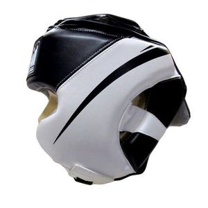 Protector de Cabeza de Boxeo Integral, Cuero PU, Relleno de EPE, Cierre de Hebilla Ajustable, Equipo de Protección para Adultos, MMA, Sparring - Product Image 1