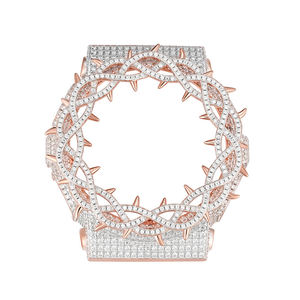 Diamond Protocol GA2100 Custom Watch Iced Out <b>Case</b> High End Stainless Steel CasiOak Conversion Kit gshock watch - Product Image 5