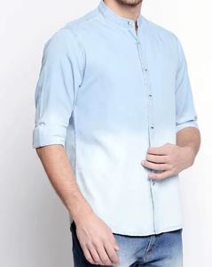 Men Denim Shirts Casual Street Style Cotton <b>Jean</b> Shirt Quick Dry Breathable Eco-Friendly Short Sleeve Lightweight <b>Soft</b> Fashion - Product Image 6