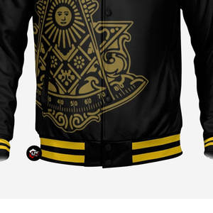 เสื้อแจ็คเก็ตเฟรมเมสันแบบสั่งทำพิเศษ ปักลายสมาคมลับ อุปกรณ์สำหรับพี่น้องสมาคม เสื้อแจ็คเก็ตเฟรมเมสัน - Product Image 5