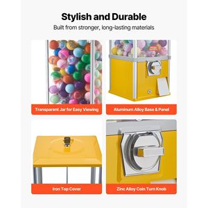 Distributore Automatico di Caramelle da 21 Pollici, 25 Centesimi, per Centri Commerciali e Supermercati (AMU) - Product Image 4