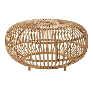 Tavolino d'Appoggio Ottawa in Finto Rattan Intrecciato, Artigianale, per Interni ed Esterni, Ideale per Soggiorno o Terrazza Coperta - Product Image 4