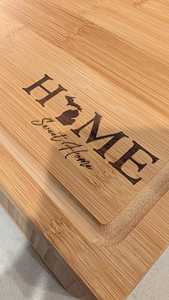 ของตกแต่งบ้านทำจากไม้ไผ่ธรรมชาติเขียงไม้ไผ่ทำมือปรับได้ตามต้องการ - Product Image 2