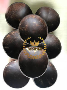 Bols de noix de coco faits à la main 100% naturels écologiques pour mélanger les fruits salade bols de noix de coco fabriqués au Vietnam - Product Image 5