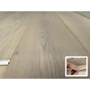 Piso de Madera de Roble Blanco de Ingeniería, de 2 Capas, con Sistema T&G, Certificación CARB P2 y JAS, Origen Vietnam - Product Image 1