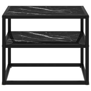 Mesa Consola Mediana en Vidrio Templado Negro, Elegante Decoración para el Hogar - Product Image 2