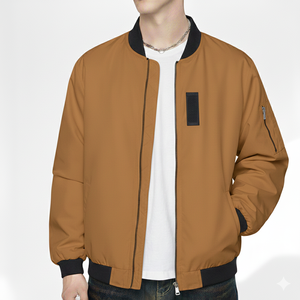 Blouson bomber tendance pour homme, logo personnalisé, veste streetwear, service OEM, impression de logo personnalisée, coupe-vent - Product Image 5