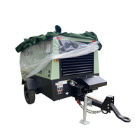 Compresseur d'air portable haute pression 550RH pour équipement de forage minier 17 bars