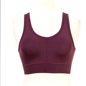 Gray <b>Racerback</b> Sports Bra With High Neck And Crop <b>Top</b> Design For Women - Product Image 6