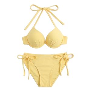 Maillot de bain de haute qualité, maillot de plage ajouré, bikini sexy, maillot de bain une pièce, ensemble de plage noir uni asymétrique de créateur - Product Image 1