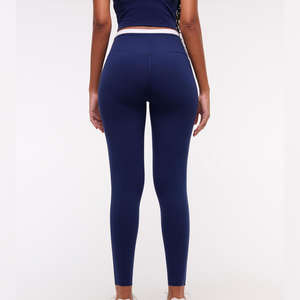 High Quality Custom Logo Print Yoga Suit Mujer Outdoor Active Fitness <b>Sports</b> <b>Bra</b> Workout Leggings Gym Outfit Set Women - Product Image 3