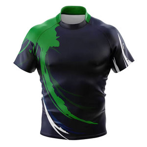 Uniforme de Rugby de Diseño Único, Fabricación en Fábrica al por Mayor, Jersey de Rugby con Logotipo Personalizado Impreso, Secado Rápido, Transpirable, Sublimado - Product Image 1