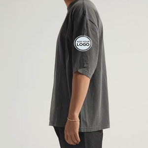 T-shirts surdimensionnés vintage personnalisés, fournisseur en gros de vêtements - Product Image 1