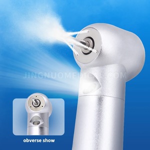หัวกรอฟันความเร็วสูงแบบ LED พร้อมตลับลูกปืนเซรามิก ระบบฉีดน้ำสามทาง ปุ่มกด สำหรับทันตแพทย์ - Product Image 6