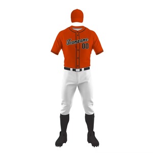 Custom Colors Base Ball Uniform <b>Set</b> High Quality Men Baseball Uniform Custom Logo Design Sublimation Team Name Baseball Uniforms - Product Image 1